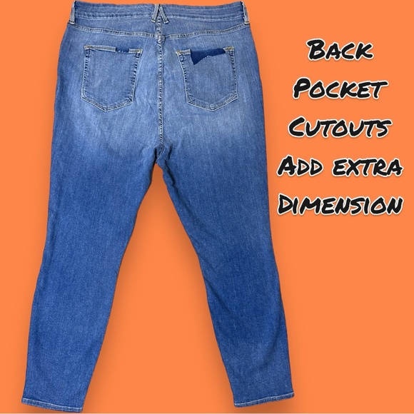 🎉HP🎉 NWT GOOD AMERICAN Good Legs Skinny Jeans in light indigo wash. Size 24 👖 - Picture 4 of 15